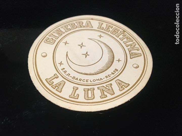 Etiquetas antiguas: ANTIGUA ETIQUETA GINEBRA LEG&Iacute;TIMA LA LUNA BARCELONA