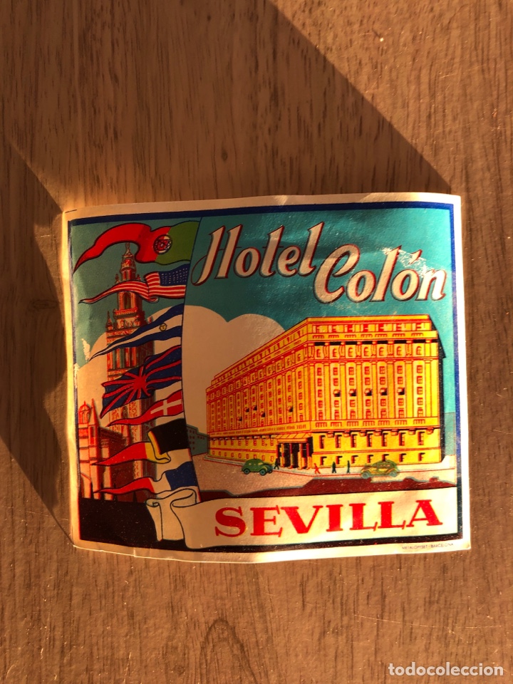 Etiquetas antiguas: Etiqueta hotel