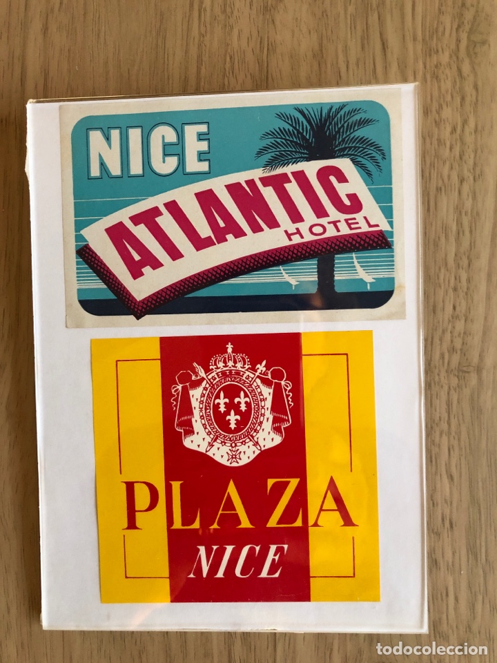 Etiquetas antiguas: Etiqueta hotel