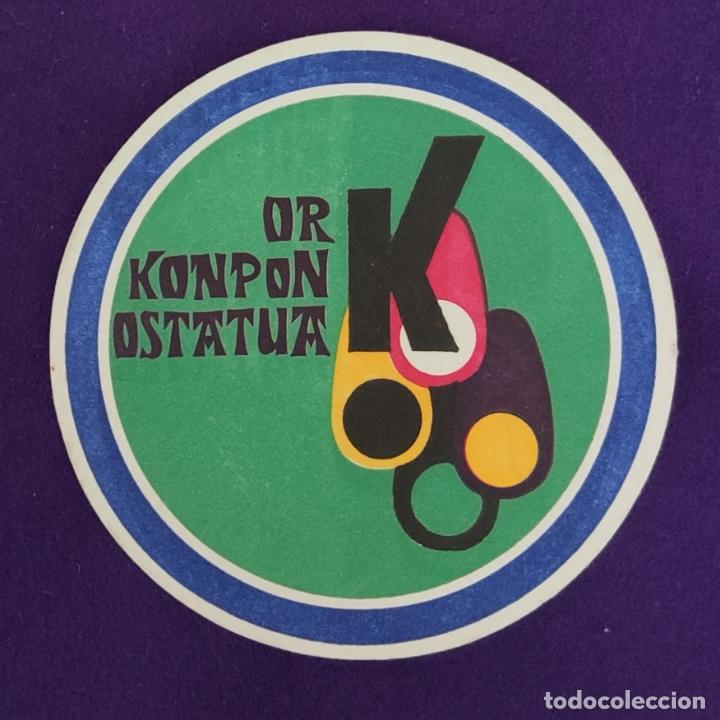Etichette antiche: POSAVASOS DE PAMPLONA (NAVARRA). OR KONPON OSTATUA.