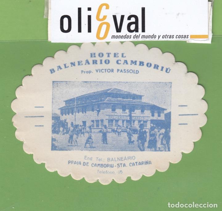 Etiquetas antiguas: ETIQUETA HOTEL BALNEARIO CAMBORI&Uacute; SANTA CATALINA BRASIL OVAL 95 MM EH3238