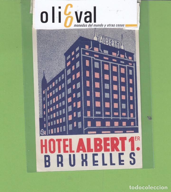 Etiquetas antiguas: ETIQUETA HOTEL ALBERT 1&ordm;80 X115 MM EH3247