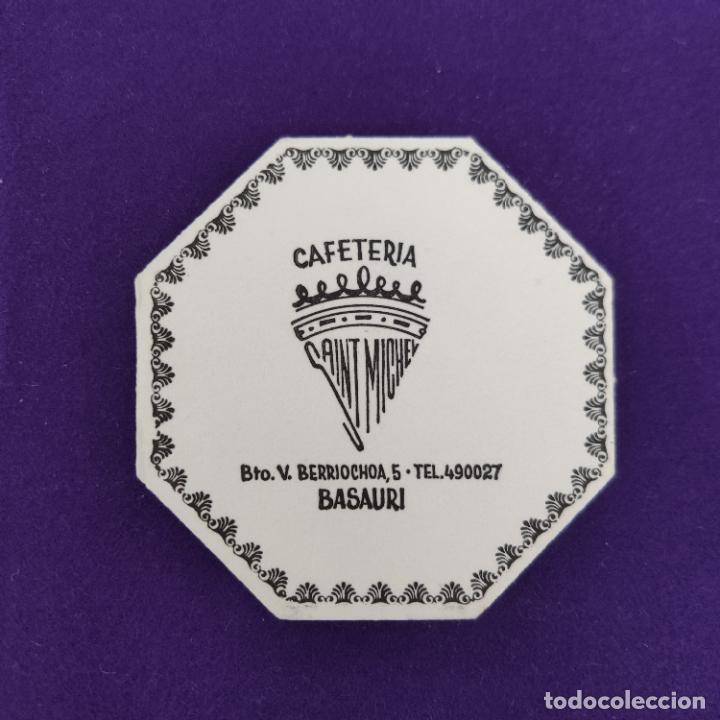Alte Etiketten: POSAVASOS DE BASAURI (VIZCAYA). CAFETERIA SAINT MICHEL.
