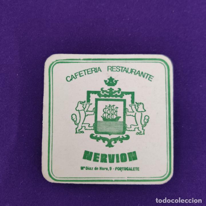 Alte Etiketten: POSAVASOS DE PORTUGALETE (VIZCAYA). CAFETERIA RESTAURANTE NERVION.