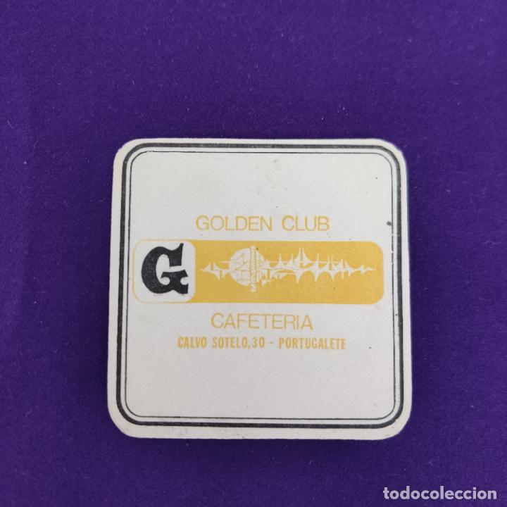 Alte Etiketten: POSAVASOS DE PORTUGALETE (VIZCAYA). CAFETERIA GOLDEN CLUB.
