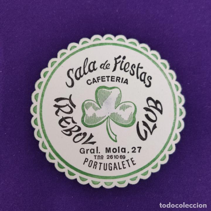 Alte Etiketten: POSAVASOS DE PORTUGALETE (VIZCAYA). SALA DE FIESTAS TREBOL CLUB.