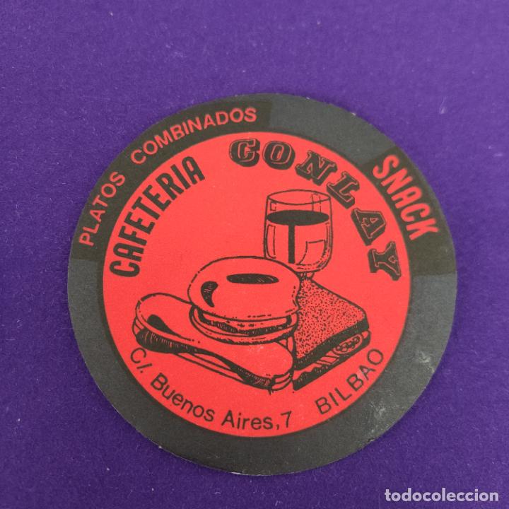 Alte Etiketten: POSAVASOS DE BILBAO (VIZCAYA). CAFETERIA CONLAY.