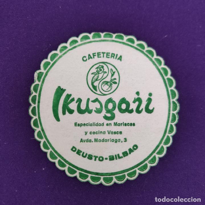 Alte Etiketten: POSAVASOS DE BILBAO (VIZCAYA). CAFETERIA IKUSGAII.