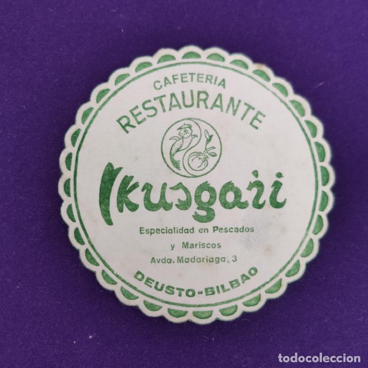 Alte Etiketten: POSAVASOS DE BILBAO (VIZCAYA). CAFETERIA IKUSGAII.