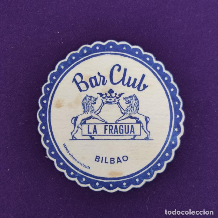 Etichette antiche: POSAVASOS DE BILBAO (VIZCAYA). BAR CLUB LA FRAGUA.