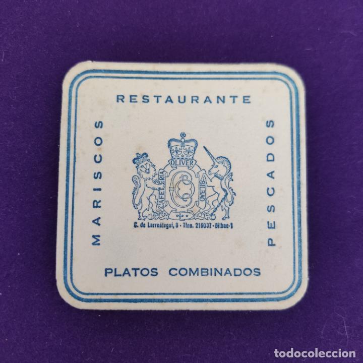 Etichette antiche: POSAVASOS DE BILBAO (VIZCAYA). CAFETERIA OLIVER.