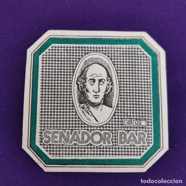 Etichette antiche: POSAVASOS DE BILBAO (VIZCAYA). SENADOR BAR.