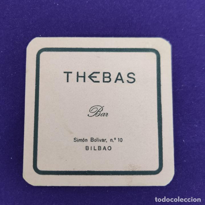 Etichette antiche: POSAVASOS DE BILBAO (VIZCAYA). THEBAS BAR.