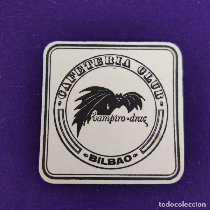Etichette antiche: POSAVASOS DE BILBAO (VIZCAYA). CAFETERIA CLUB VAMPIRO DRAC.