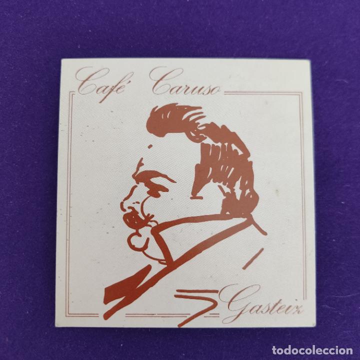 Etichette antiche: POSAVASOS DE VITORIA (ALAVA). CAFE CARUSO.