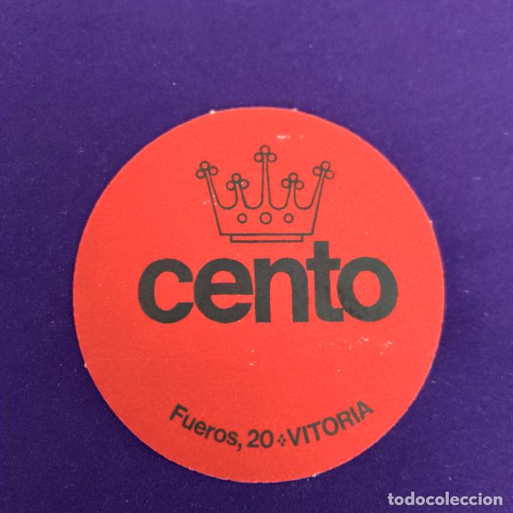 Etiquetas antiguas: POSAVASOS DE VITORIA (ALAVA). CAFETERIA CENTO. - Foto 1