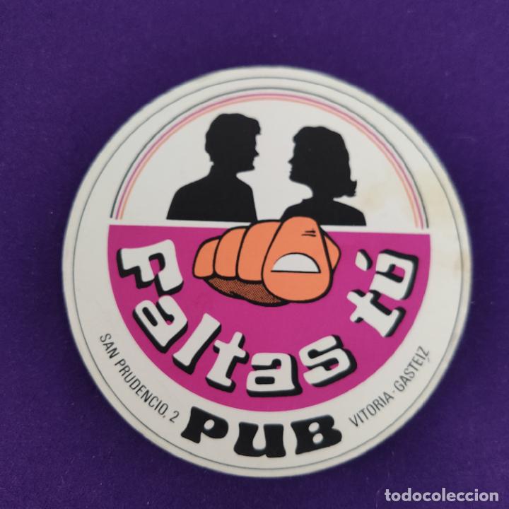 Alte Etiketten: POSAVASOS DE VITORIA (ALAVA). FALTAS TU PUB.