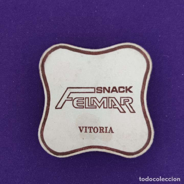 Alte Etiketten: POSAVASOS DE VITORIA (ALAVA). SNACK FELMAR.