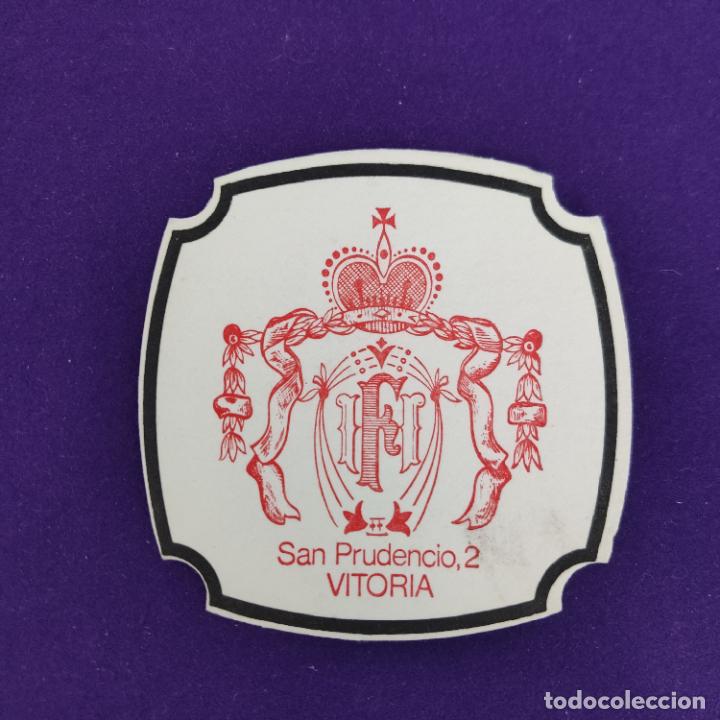 Etiquetas antiguas: POSAVASOS DE VITORIA (ALAVA). HF. - Foto 1