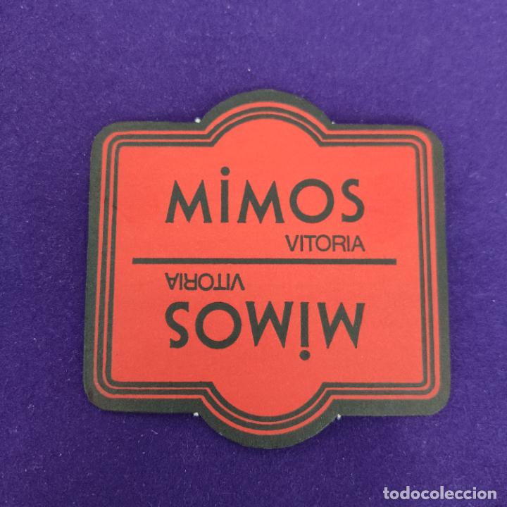 Etiquetas antiguas: POSAVASOS DE VITORIA (ALAVA). MIMOS. - Foto 1