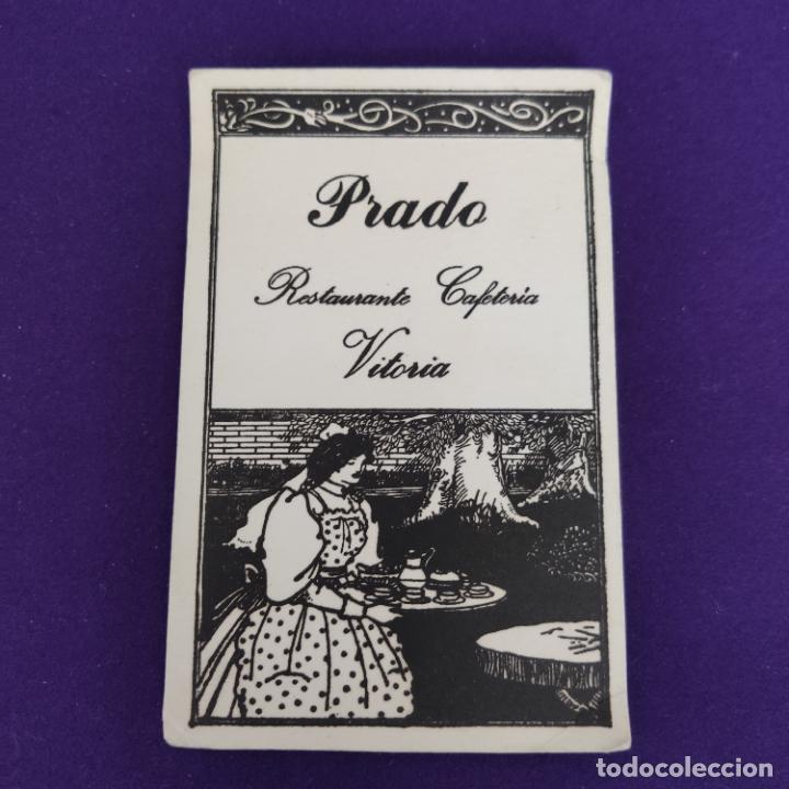 Etichette antiche: POSAVASOS DE VITORIA (ALAVA). RESTAURANTE PRADO.