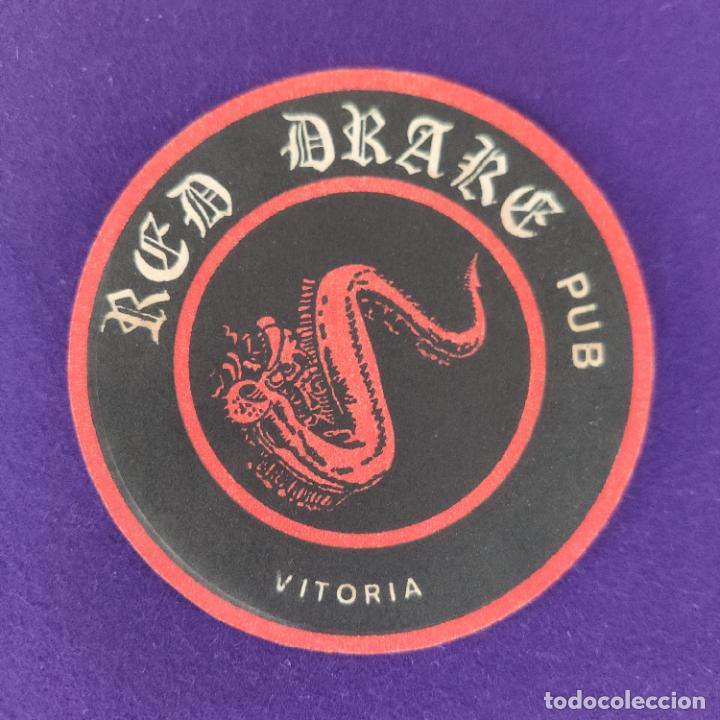 Etichette antiche: POSAVASOS DE VITORIA (ALAVA). RED DRAKE PUB.