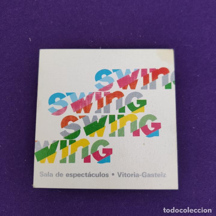 Etiquetas antiguas: POSAVASOS DE VITORIA (ALAVA). SWING. - Foto 1