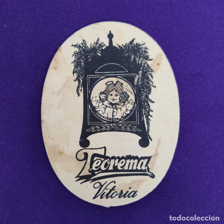 Etiquetas antiguas: POSAVASOS DE VITORIA (ALAVA). TEOREMA. - Foto 1