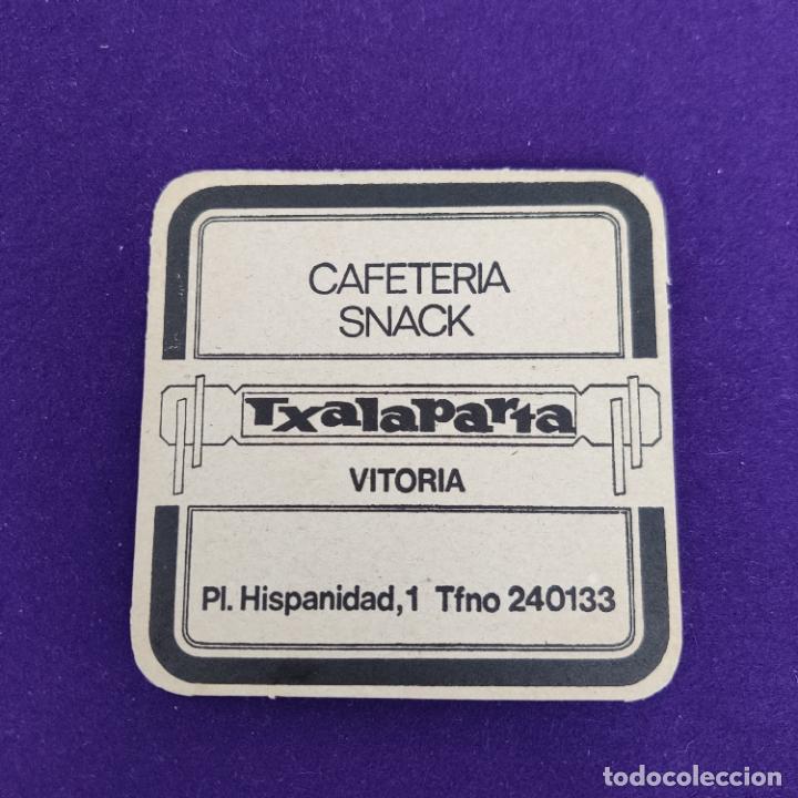 Etichette antiche: POSAVASOS DE VITORIA (ALAVA). CAFETERIA TXALAPARTA.