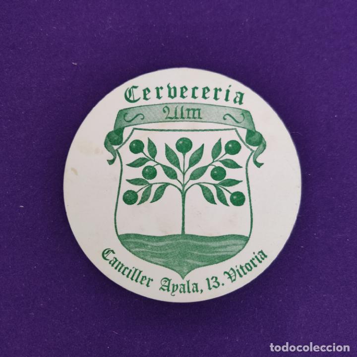 Etiquetas antiguas: POSAVASOS DE VITORIA (ALAVA). CAFETERIA ULM. - Foto 1