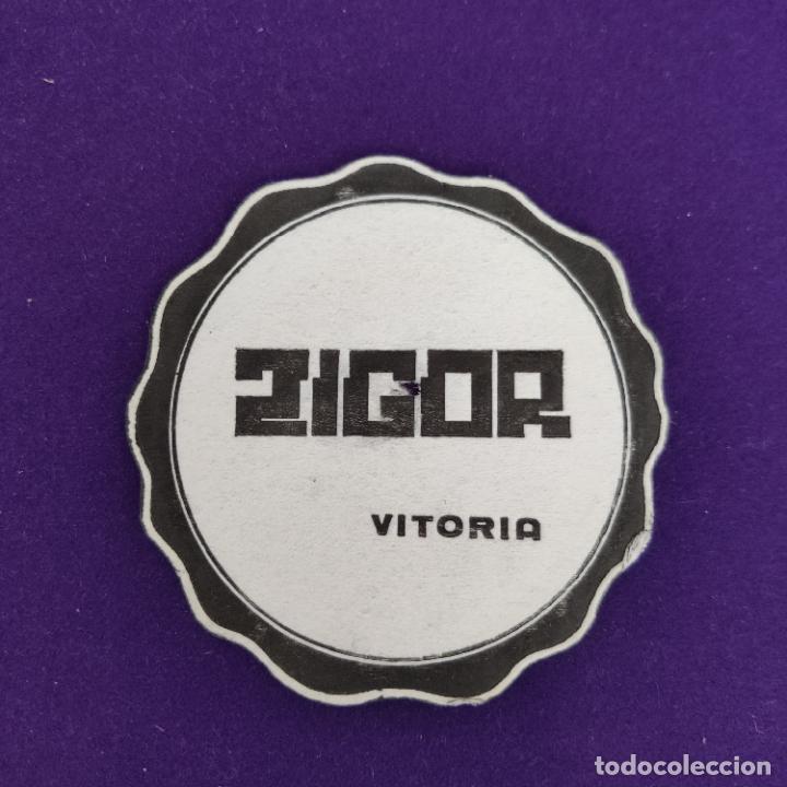 Etiquetas antiguas: POSAVASOS DE VITORIA (ALAVA). ZIGOR. - Foto 1