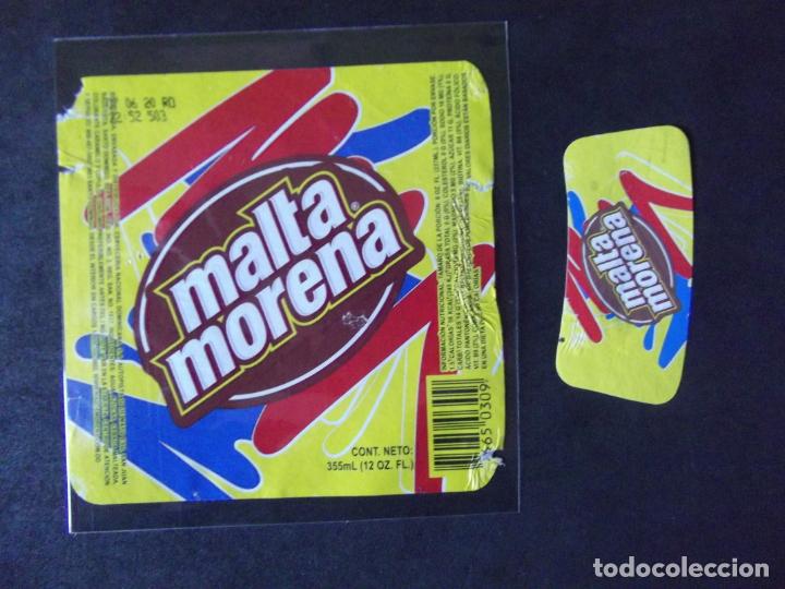 Alte Etiketten: CERVEZA-V9ET-7-ETIQUETAS-MALTA MORENA