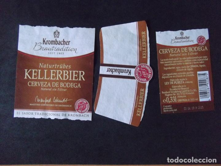 Alte Etiketten: CERVEZA-V9ET-7-ETIQUETAS-KELLERBIER