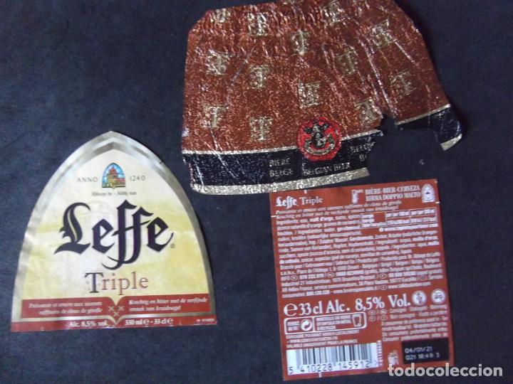 Alte Etiketten: CERVEZA-V9ET-7-ETIQUETAS-LEFFE