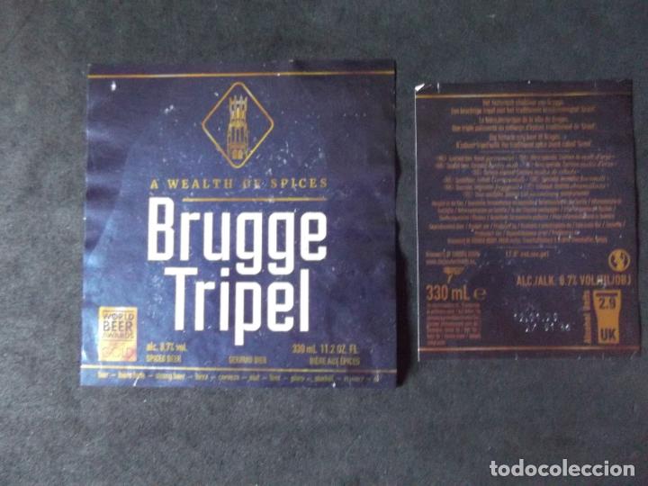 Alte Etiketten: CERVEZA-V9ET-7-ETIQUETAS-BRUGGE