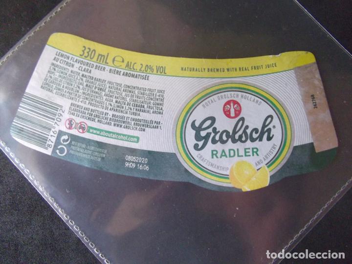 Etiquetas antiguas: CERVEZA-V9ET-7-ETIQUETAS-GROLSCH.