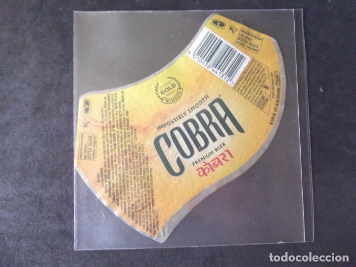 Etiquetas antiguas: CERVEZA-V9ET-7-ETIQUETAS-COBRA