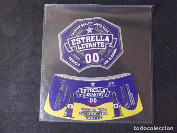 Etiquetas antiguas: CERVEZA-V9ET-7-ETIQUETAS-ESTRELLA LEVANTE