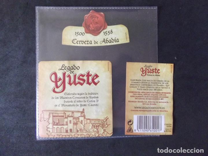Etiquetas antiguas: CERVEZA-V9ET-7-ETIQUETAS-YUSTE