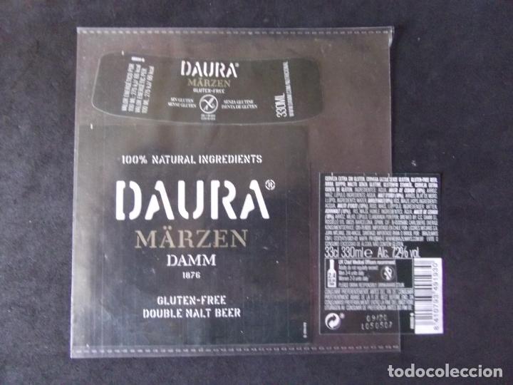 &Eacute;tiquettes anciennes: CERVEZA-V9ET-7-ETIQUETAS-DAMM-DAURA.