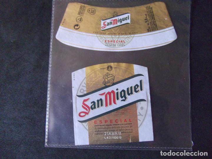 &Eacute;tiquettes anciennes: CERVEZA-V9ET-7-ETIQUETAS-SAN MIGUEL