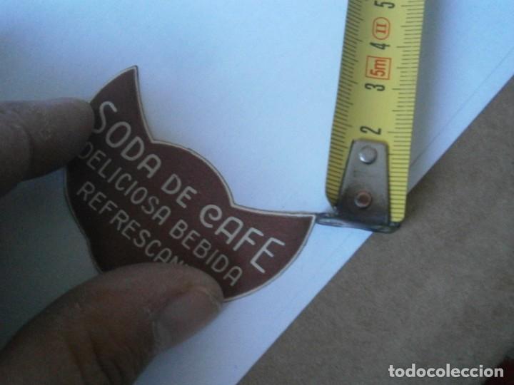 Etiquetas antiguas: ETIQUETA A&Ntilde;OS 40/50, SODA DE CAFE
