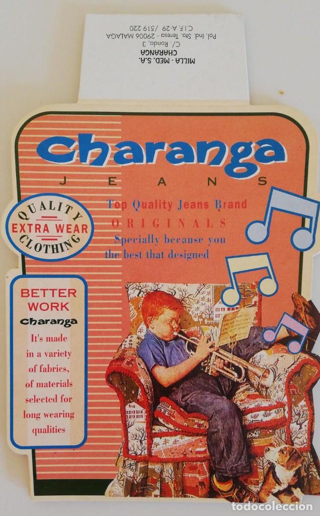 Etiquetas antiguas: Etiqueta pantal&oacute;n vaquero CHARANGA JEANS
