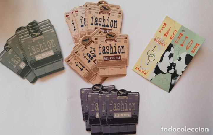 Etiquetas antiguas: Lote de 25 etiquetas VAQUEROS FASHION