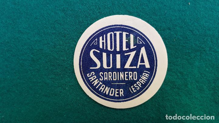 Etiquetas antiguas: ETIQUETA HOTEL SUIZA - SARDINERO - SANTANDER