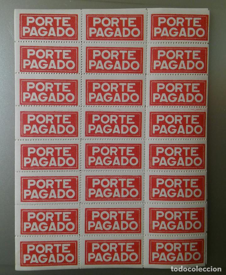 Etiquetas antiguas: 72 Antiguas Etiquetas engomadas y perforadas - 1950 - Foto 1