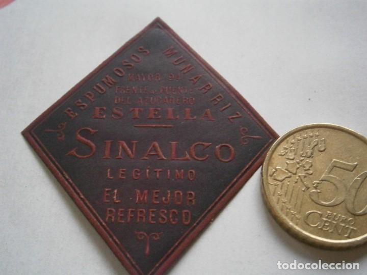 Etichette antiche: ETIQUETA PUBLICITARIA A&Ntilde;OS 40/50, ESPUMOSOS MUNARRIZ ESTELLA. SINALCO