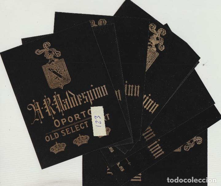 Etichette antiche: VALDESPINO JEREZ OPORTO PORTO -ETIQUETA VINO . LOTE DE 8 DIFERENTES , VER FOTOS