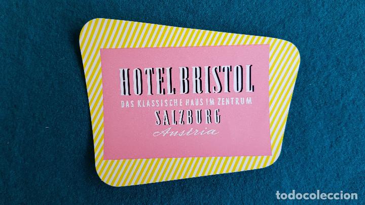 Etiquetas antiguas: ETIQUETA HOTEL BRISTOL SALZBURG - AUSTRIA