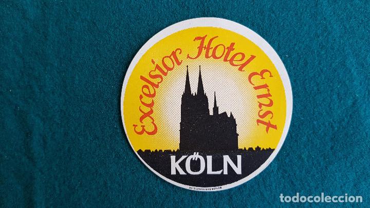 Etiquetas antiguas: ETIQUETA EXCELSIOR HOTEL ERNST K&Ouml;LN - ALEMANIA